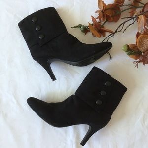 Booties with Button Details